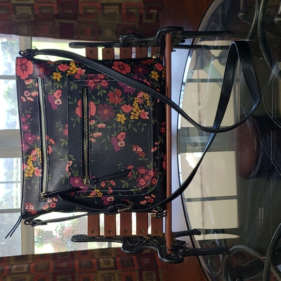 Apt. 9 Handbags - 💘🖤💘 APT 9 FLORAL MULTICOLOR CROSSBODY HOBO SOHO SHOULDER TOTE BAG KOHL